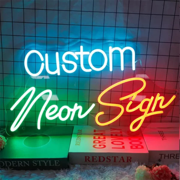 Custom Neon Sign, Neon Wall Sign for Bedroom, Personalised Room Decor Neon Sign , Name Party Wedding business neon sign